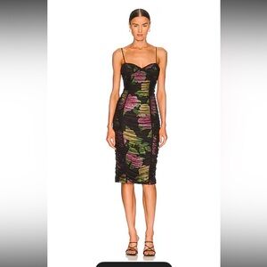 AFRM Shereen Midi Dress In Black medium